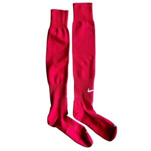 Nike Classic 2 Over-The-Calf Soccer Socks Red Dri-FIT Cushion Men’s Large